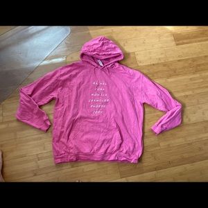 Womens Size XXL Friends Oversized Sweatshirt Hoodie